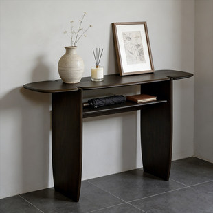 柚木之家/北欧表情比利时Ethnicraft复古侘寂风桃花心木手工玄关