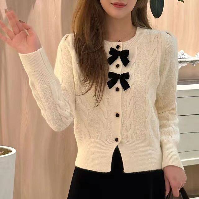 黑色丝绒小号蝴蝶结别针小香风气质手工毛衣衣服百搭胸针