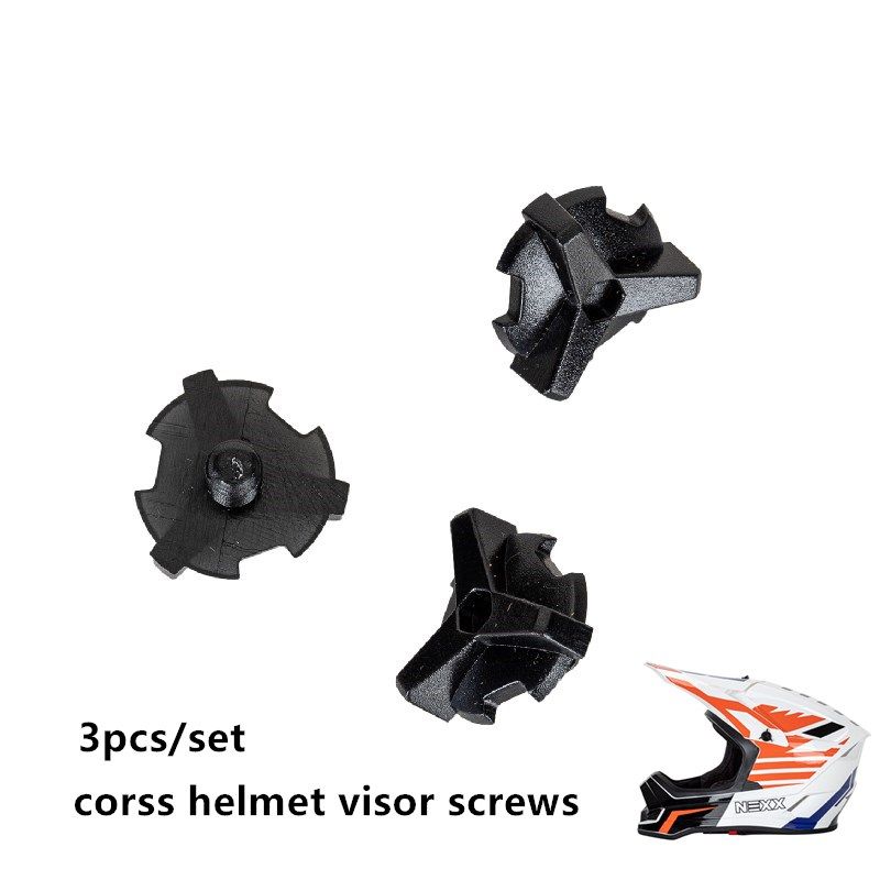 越野头盔替换螺丝套装多个颜色可选通用越野头盔帽檐螺丝