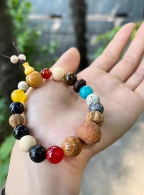 十八籽普陀菩提手串多宝18籽18籽手持十八手串18籽珠