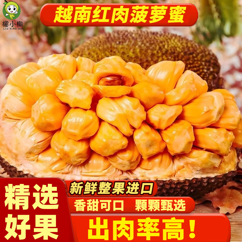 越南进口红肉菠萝蜜整个精选大果当季新鲜水果整箱整颗热带水果