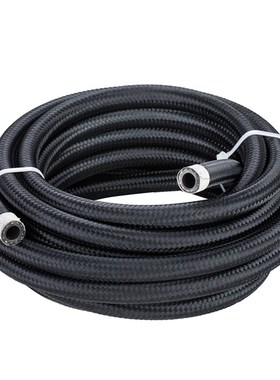 热销汽车改装油冷AN6尼龙不锈钢钢丝编织AN8AN10AN16AN20机油管燃