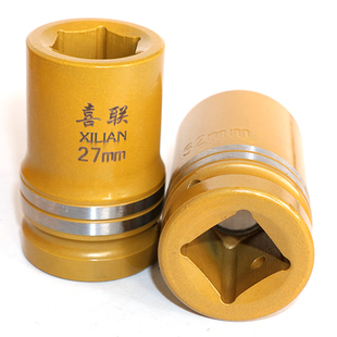 热销1寸加厚重型气动风炮套筒22~41mm六方套头电动补胎拆胎螺丝扳