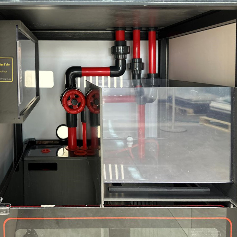 热销海魔方新品MP系列海水鱼缸超薄溢流超白缸水族箱鱼缸海水底滤