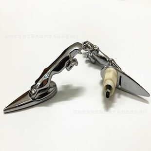 适用捷豹机盖标JAGUAR机头盖标捷豹立标XJ XF F-TYPE改Z装金属立