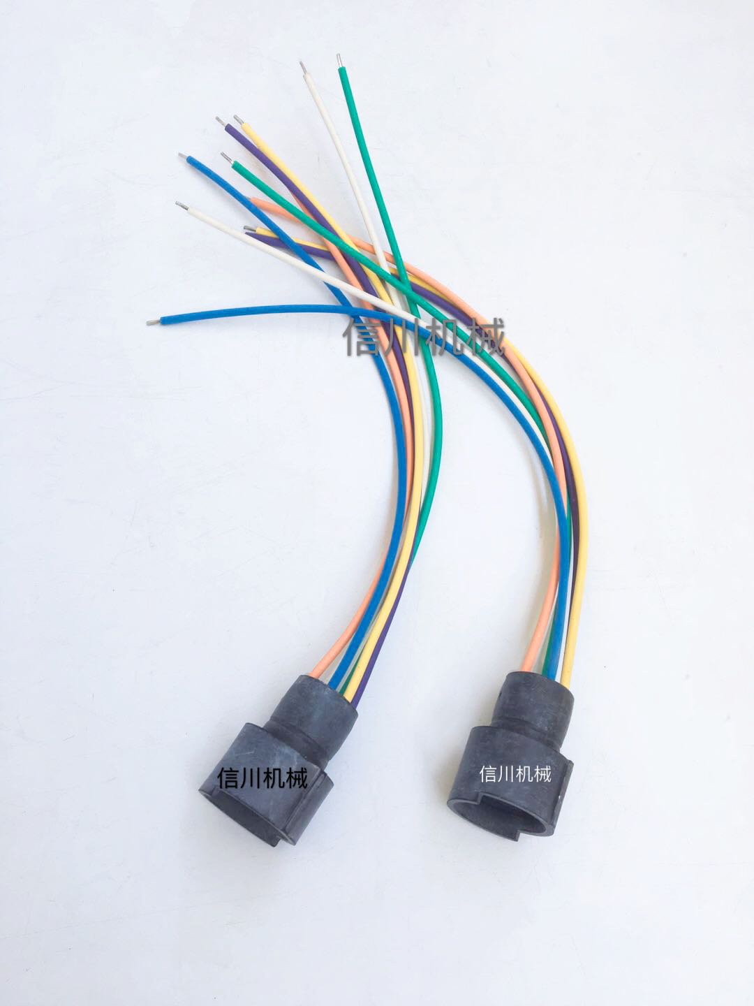 挖掘机配件卡特E330 3p12 320V1 V2通用油门马达电机插头 对插优