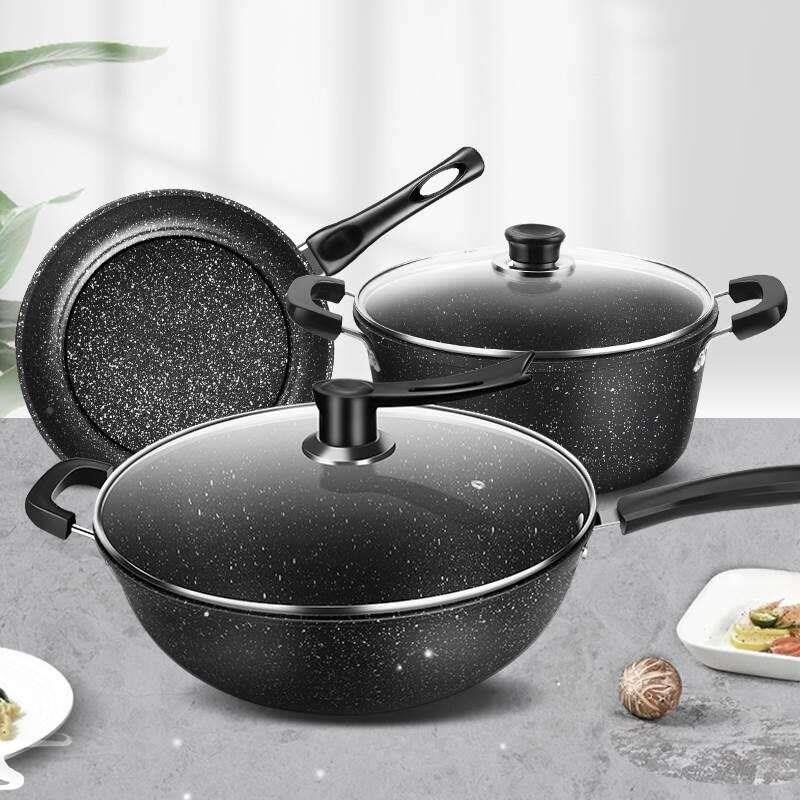 cooking pot k3set frying pan soup non stick tool pot