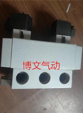 二位五通电磁阀K25D2-20 DC24V AC220VO双电控滑阀3/4螺纹6分