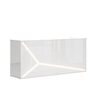 2402公司前台桌接待台简院约现代服F台务烤美容收银漆台幼儿园吧