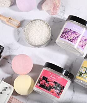 新品Batbh Salts  Spa Luxetique 8pcs Bath Salts Gift Set with