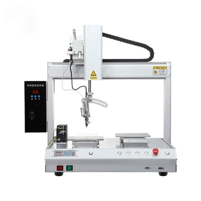 焊锡机全自动小型单头旋转烙铁pcb板拖焊LEDN灯USB点焊自动焊锡机