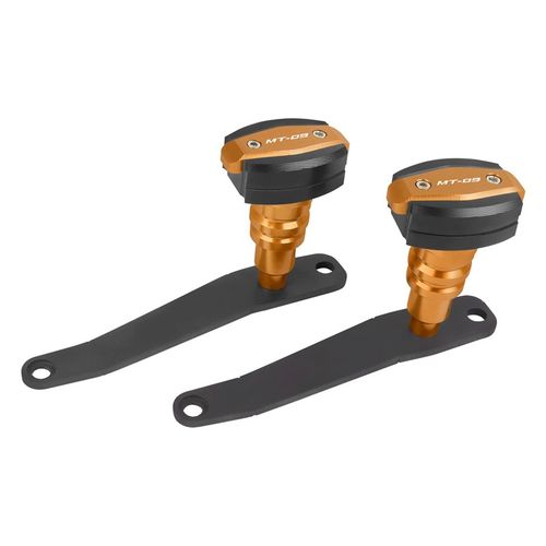 适用雅马哈MT-09改装发动机防摔球车L身防摔胶保护摩托车配件