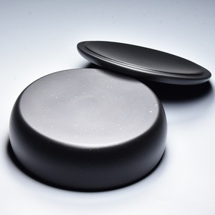 中国歙砚 金星原石m砚台 墨光溢彩 老坑带盖砚台墨海端砚文房四宝