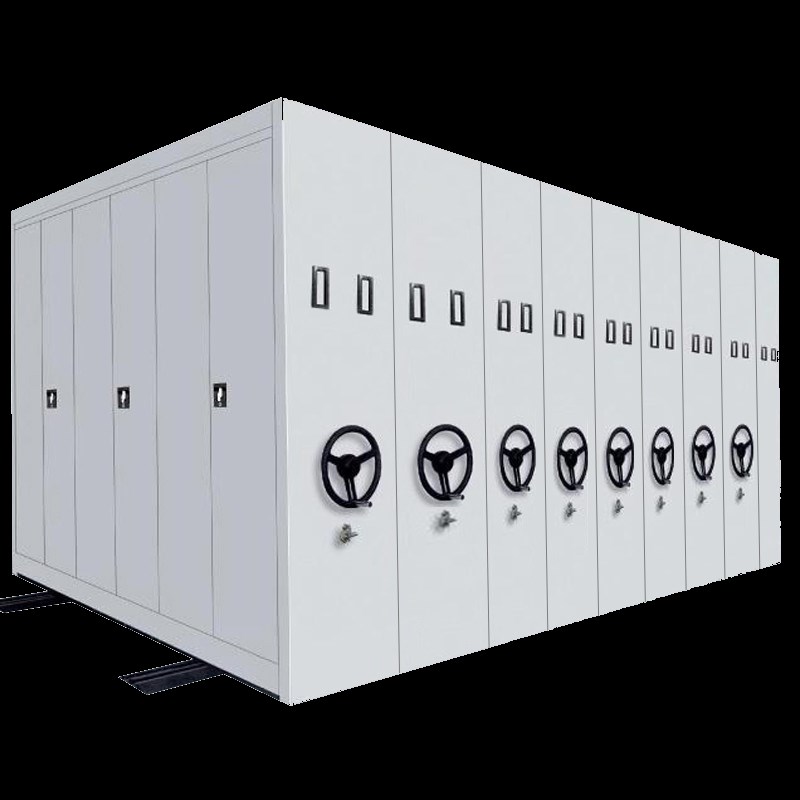 桑维手摇密集架档案柜档案室电动密集架J钢制移动密集柜档案柜手