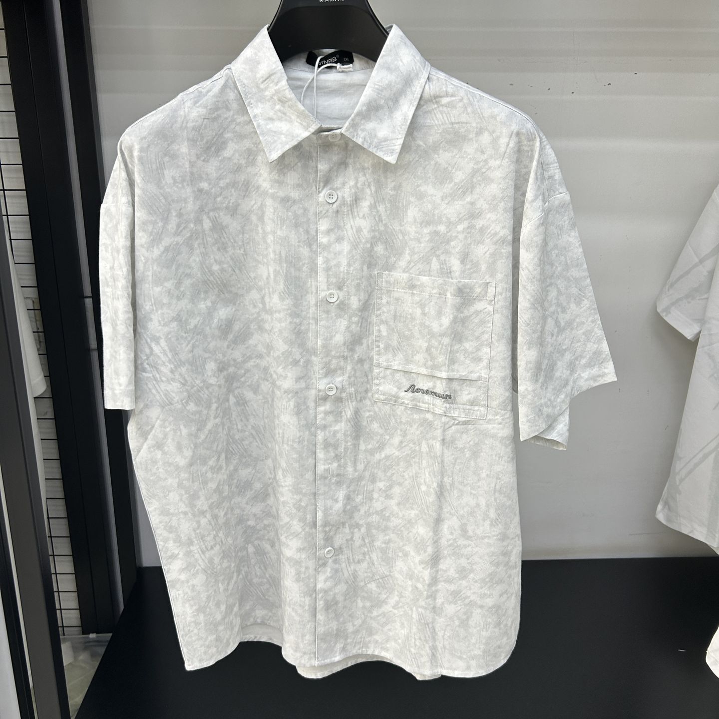 街头男人帮正品2026年夏季新款男士短袖衬衫BB3536606