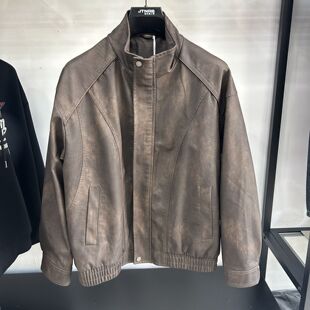 街头男人帮正品2025秋季新品男装皮衣AC3296859
