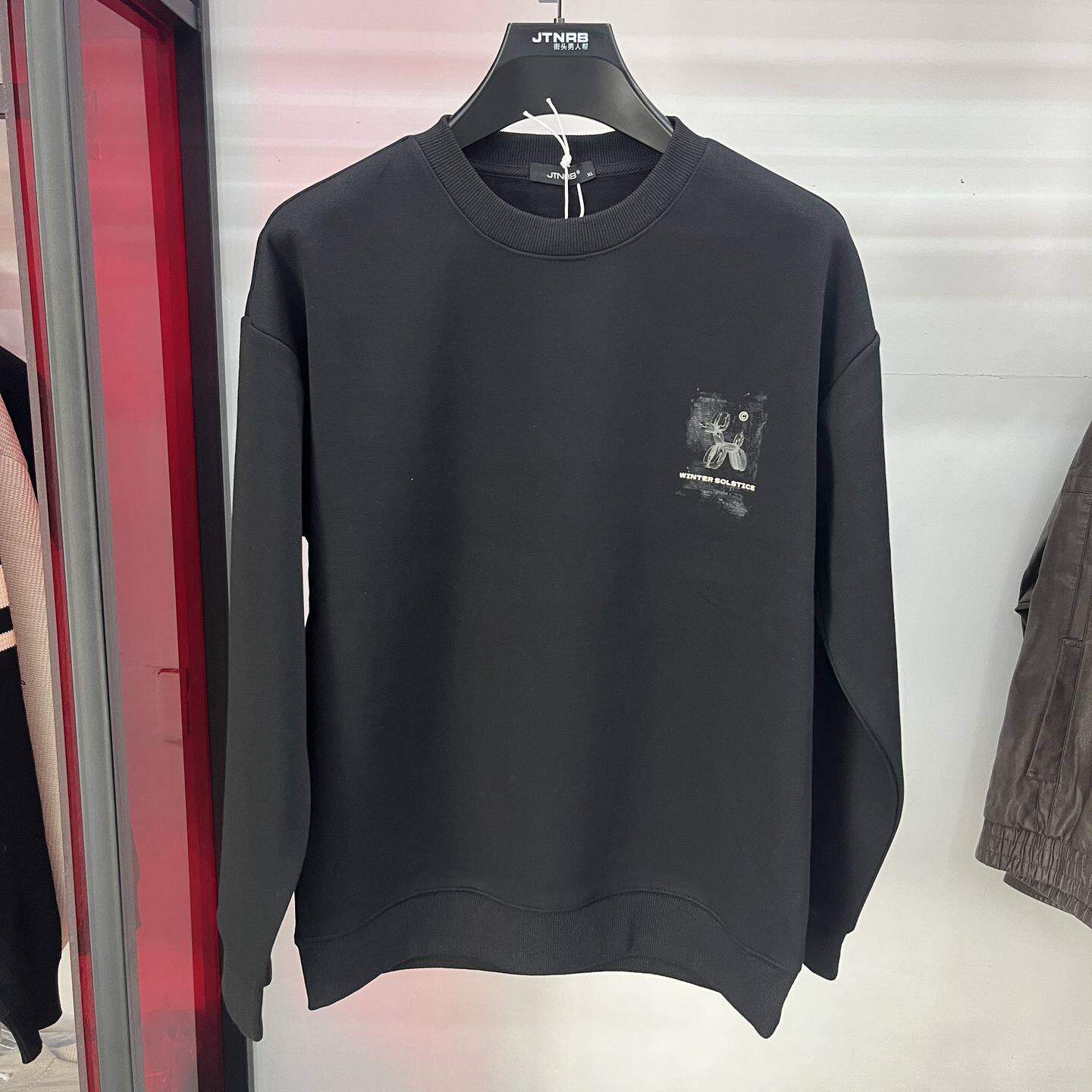 街头男人帮正品2026年冬季新款男士加绒卫衣BD4339888
