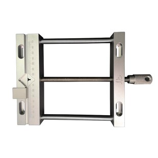 flat tongs parallel jaw plain vise wHith Maximum holding wid