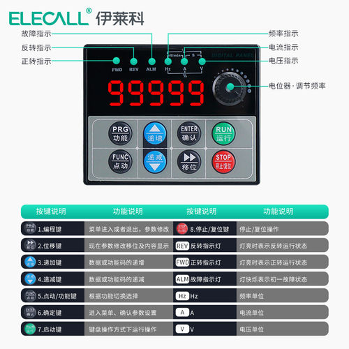 变频器三相380V/1.5/2.2/5x.5/7.5千瓦11KW电机水泵调速器工业重