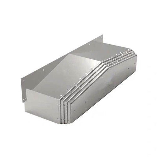 大河机床加工中心jYZX三轴导轨伸缩钣金机床钢板防护罩拉筋护板CN