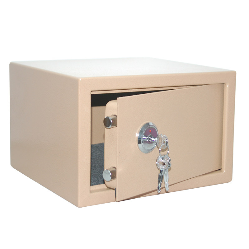 极速全钢老人保险j箱小型A4办公保险柜房产证家用机械钥匙锁防盗