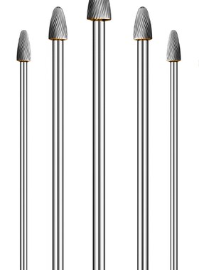 加长旋转锉金属雕刻电动打磨头钨钢铣刀磨K头F型硬质合金旋转锉刀