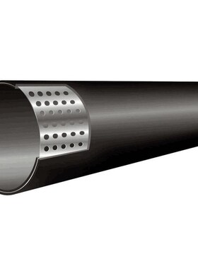 dn75钢网钢l带塑料复合管pe孔网钢带管聚乙烯复合管孔塑管