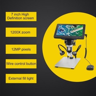 Digital USB Microscope LEDQ Electron 1200X 12MP Professional