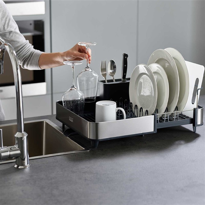 JosephJosleph不锈钢沥水篮碗碟架厨房置物架碗筷盘沥水架水槽