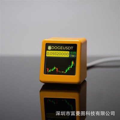 WiFi天气时钟 m股票 汇率 BitCoin加密货币价格跟踪显示