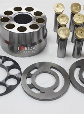 SPK10 10液压泵的泵胆柱塞配油盘九孔 E卡特200B 卡特180 E200B