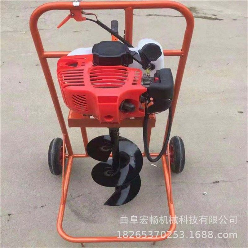 公道边埋桩立柱快速钻坑机推车型G汽油动力挖坑机手提挖坑机,机械设备,其他机械设备,淘宝优惠券,粉丝福利购,淘宝优惠卷