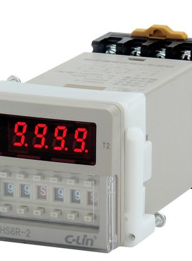 欣灵 数显双循环时间继电器HHS6R-2同时输出两组循环Y延时触点含