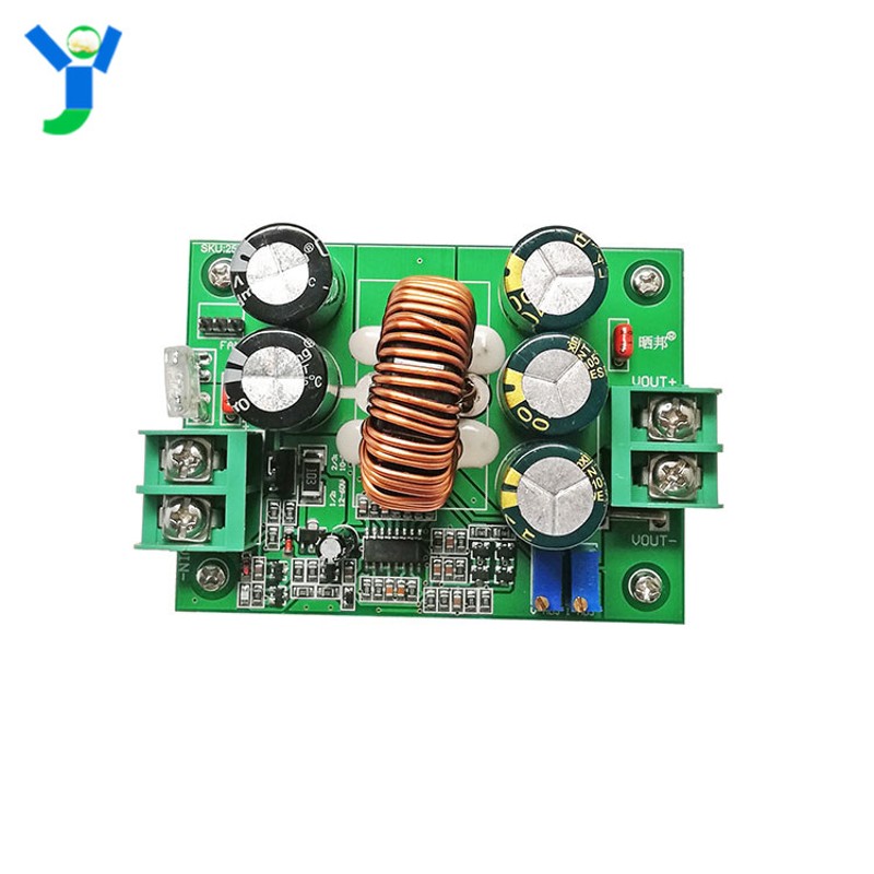 DCDC升压模块1200W大功率2A0A恒压恒流可调电动车太阳能充电电源