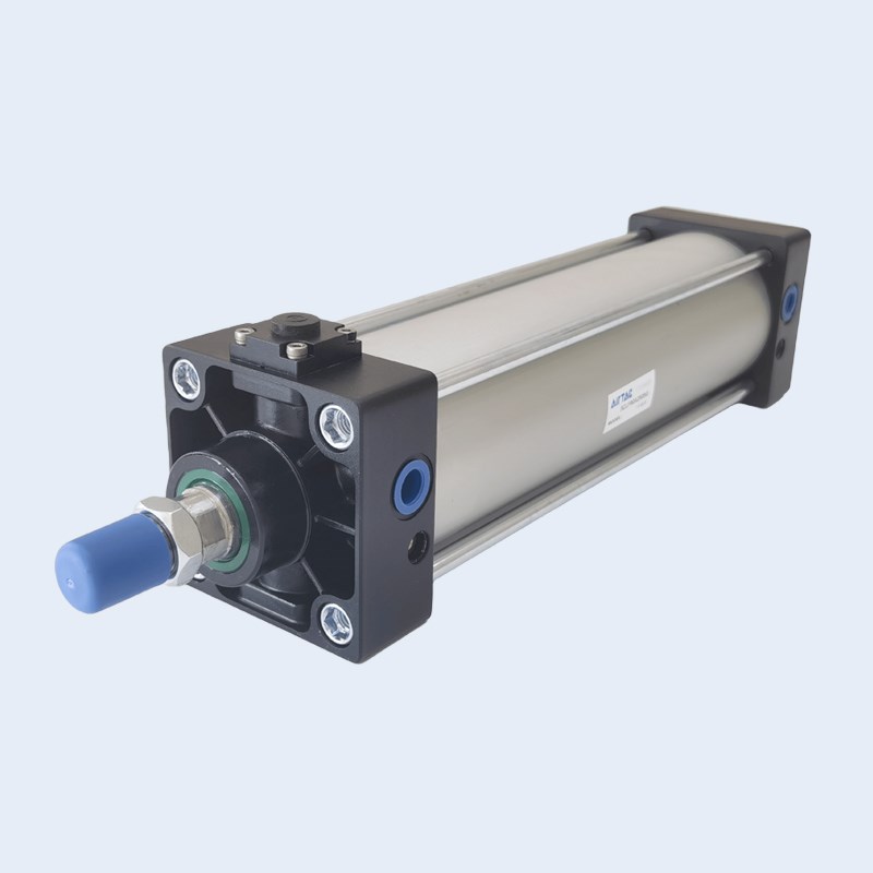 亚德客前盖带锁气缸SCLF40/50/63/80/10C0X75X100X125X175X200X25