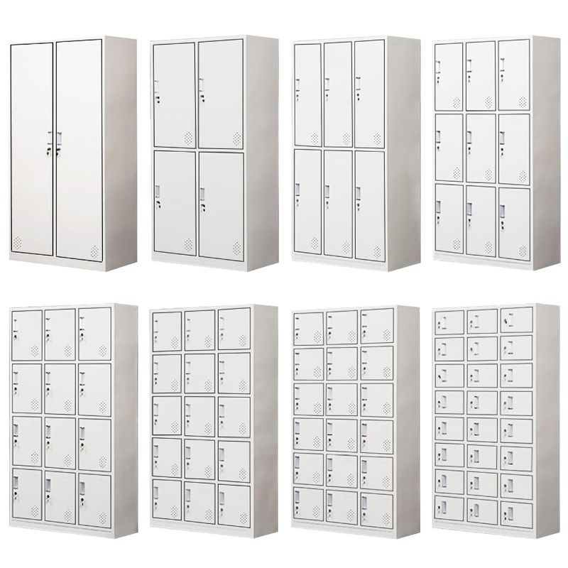 钢制更衣柜健身房k带锁换衣储物柜多门灰白铁皮存包柜杂物柜厂家,商业/办公家具,办公储物柜,淘宝优惠券,粉丝福利购,淘宝优惠卷