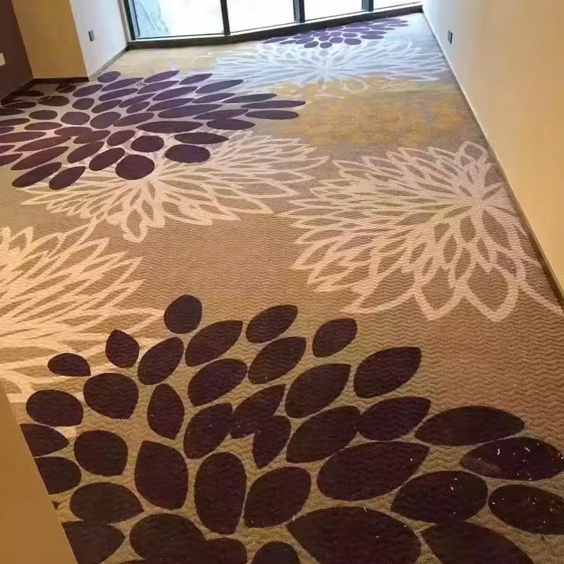 丽枫希岸全季亚朵n连锁酒店印花尼龙地毯客房过道阻燃耐磨