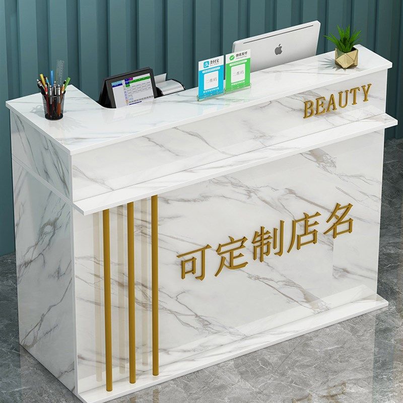 简约收银台店g铺小型服装店美甲理发母婴店美容R院吧台桌前台接待,商业/办公家具,收银台,淘宝优惠券,粉丝福利购,淘宝优惠卷