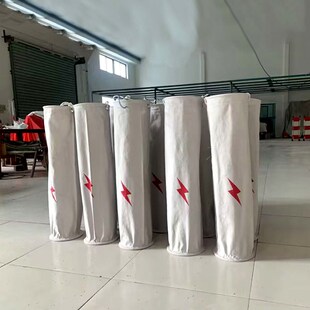 带电作业高空吊袋便携式圆型z工具筒高空挂袋电力施工帆布吊桶