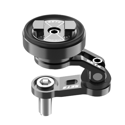 SETII摩托车小牛NK800凯旋后视镜反光镜底座手机减震导航支架