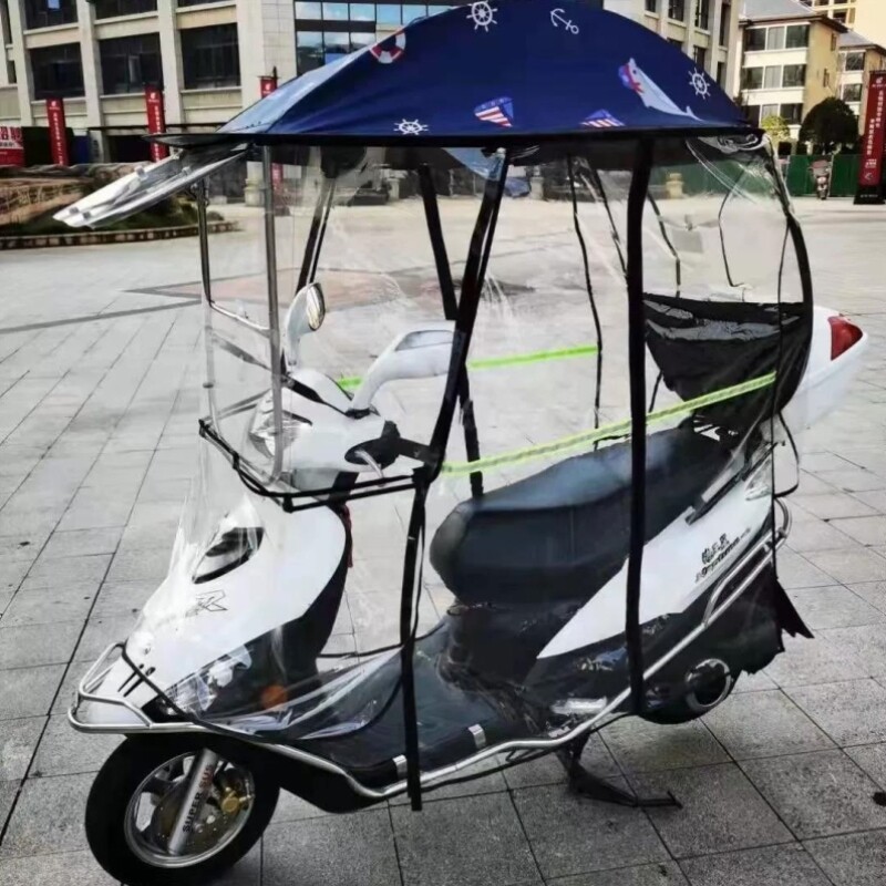 罩电动车下雨天电瓶车三轮车挡风蓬摩托车防雨罩雨棚遮全封闭神器