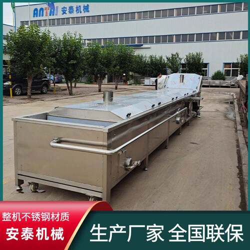 多功能豇豆角杀青漂烫机连续式速冻毛豆预煮机竹笋预煮漂烫机