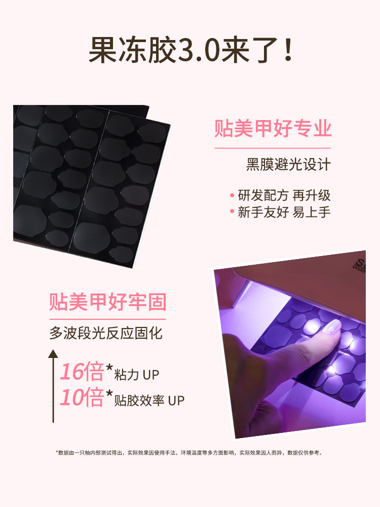 Solid UV Jelly Nail Glue: Mess-Free UV Gel Adhesive - Product image 2