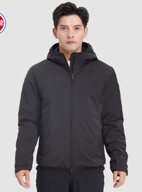 COLMAR男士商务休闲连帽夹克外套男外套加绒厚款