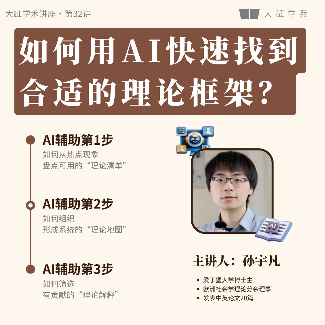 【讲座】如何快速找到合适的理论框架?