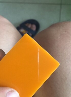 黄色亚克力板3毫米厚*250J毫米宽*250毫米长