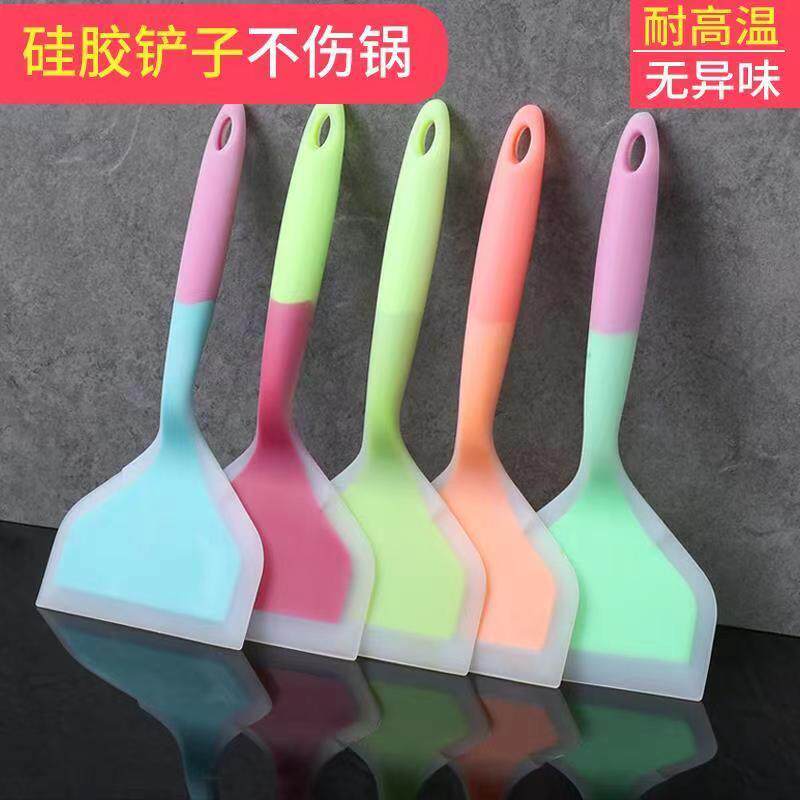 硅胶铲子厨房用具硅胶锅铲耐高C温烙饼硅胶铲不粘锅玉子炒菜铲