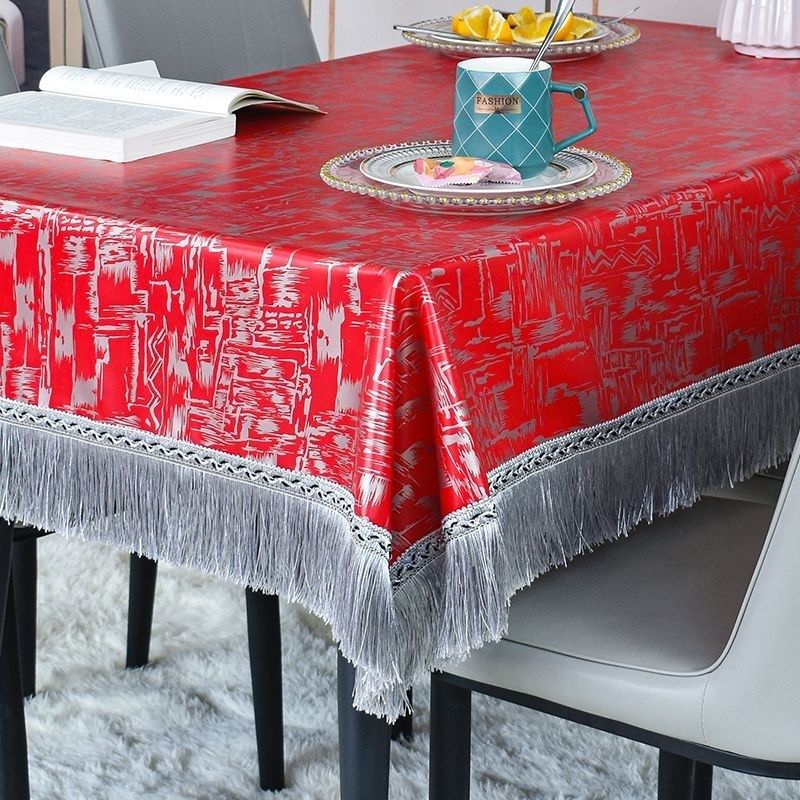 桌布防水防油防烫免洗北欧家用餐桌布G艺长方形轻奢高级感茶几台,居家布艺,桌布,淘宝优惠券,粉丝福利购,淘宝优惠卷