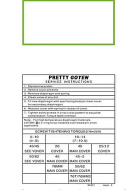 PRETTY GOYEN 脉冲阀膜片 wRCAC25T4 DD4 FS4 K2546 维修包