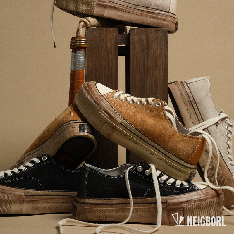 美式复古做旧潮流增高百搭硫化鞋